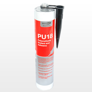 PU18 Black Flexible Polyurethane Adhesive 350ml