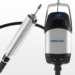 Dremel Fortiflex 9100 Heavy Duty Flexshaft &amp; Hanging Motor + Tools