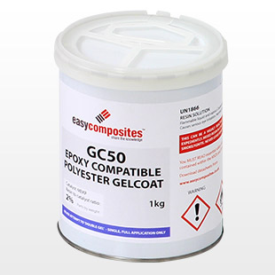 GC50 Epoxy Compatible Polyester Gelcoat - Clear