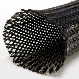 Heavyweight Braided Carbon Fibre Sleeve 125mm