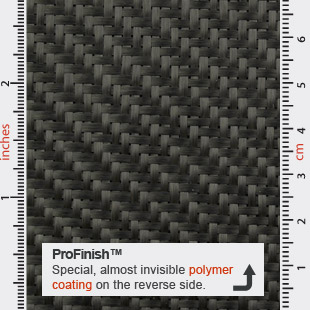 ProFinish Carbon Fibre 2/2 Twill 3k 195g 1m Wide