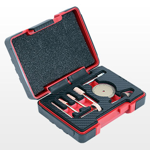 Perma-Grit Set of 4 Rotary Tools in a Case KT6