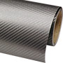 Flexible Silver Carbon Fibre Sheet